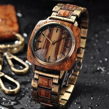 MONTRE EN BOIS HOMME Toscan