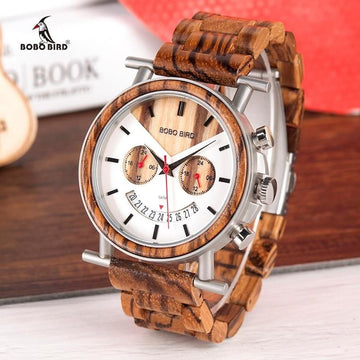 MONTRE EN BOIS HOMME Unatua