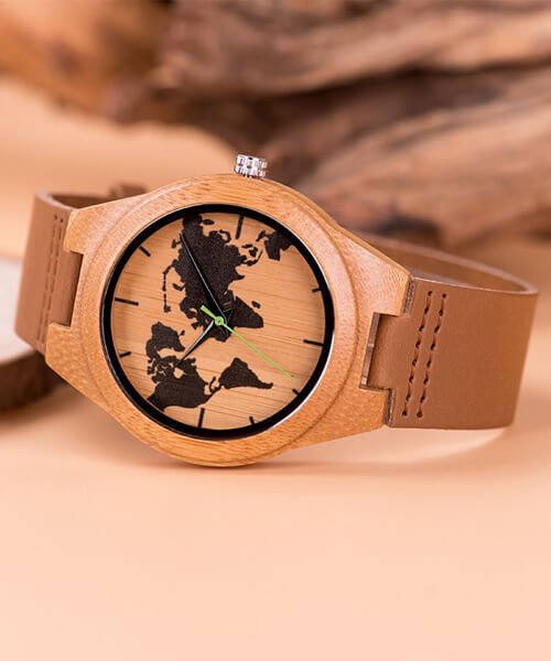 Bijoux Montre Femme Mappemonde Montre étanche Pearl World Map