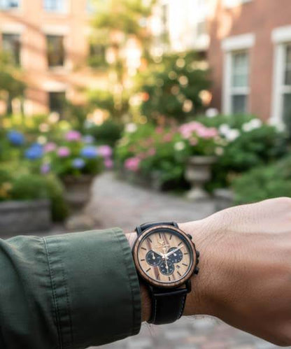 MONTRE EN BOIS PREMIUM MIXTE BE Terrabiome