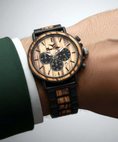 Montre en bois Royal Zebrano