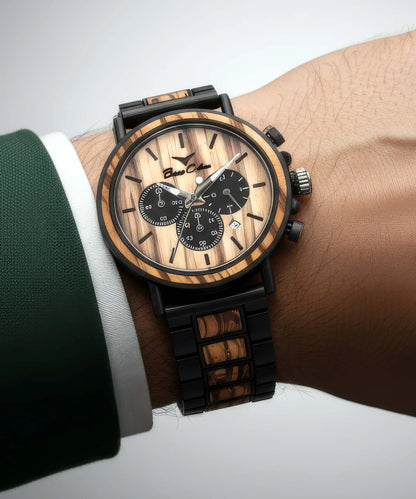 Montre en bois Royal Zebrano