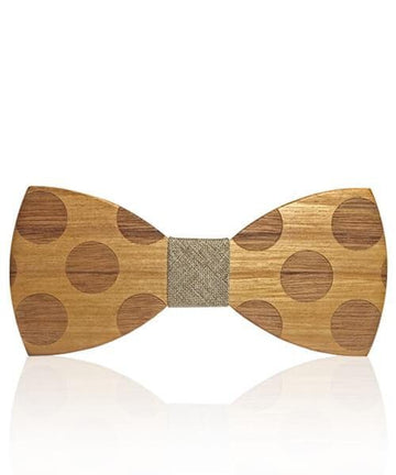 NOEUD PAPILLON BOIS Balsa marron