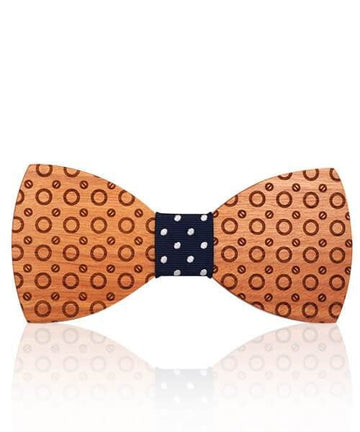 NOEUD PAPILLON BOIS Blum bleu foncé