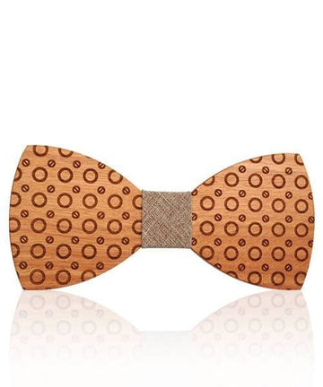 NOEUD PAPILLON BOIS Blum marron