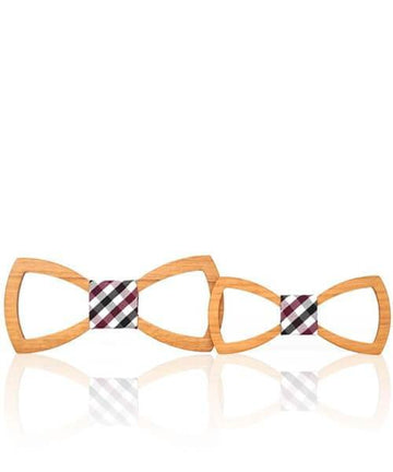 NOEUD PAPILLON BOIS Figuier à carreaux