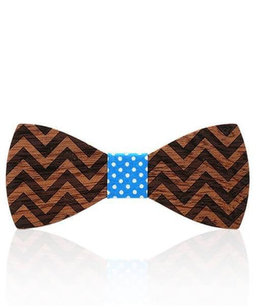 NOEUD PAPILLON BOIS Jacaranda bleu