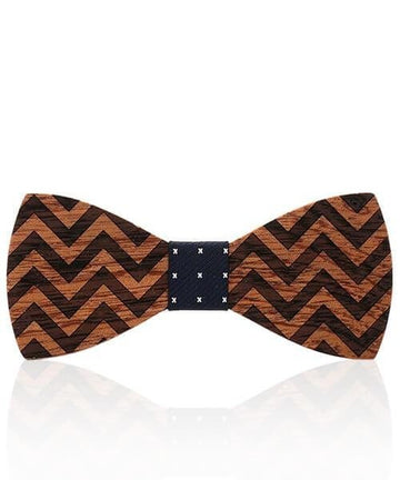 NOEUD PAPILLON BOIS Jacaranda bleu royal