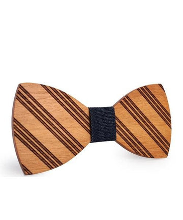 NOEUD PAPILLON BOIS Muira noir