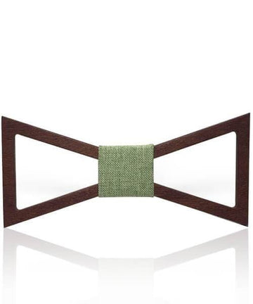 NOEUD PAPILLON BOIS Reco Sim vert