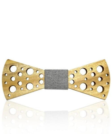 NOEUD PAPILLON BOIS Vulkan Ex gris