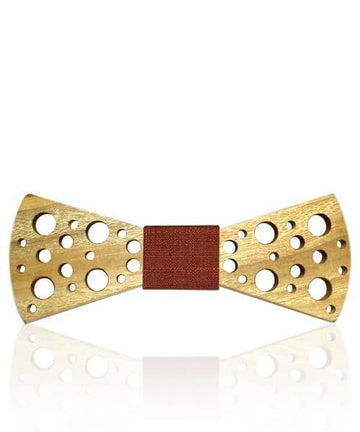 NOEUD PAPILLON BOIS Vulkan Ex marron