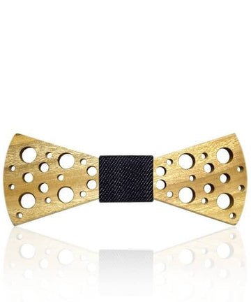 NOEUD PAPILLON BOIS Vulkan Ex noir