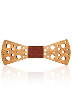 NOEUD PAPILLON BOIS Vulkan marron - Bois Eden