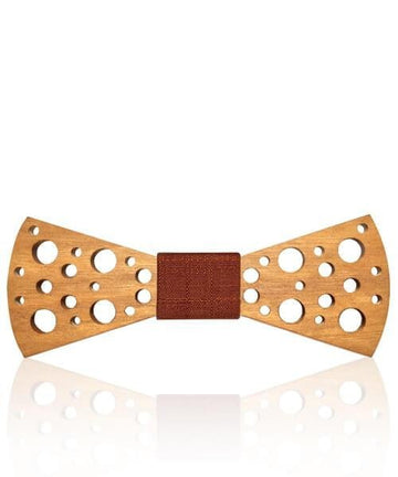 NOEUD PAPILLON BOIS Vulkan marron