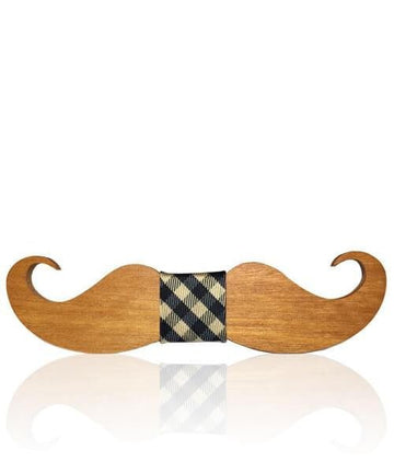 NOEUD PAPILLON ENFANT MOUSTACHE Aristo à carreaux