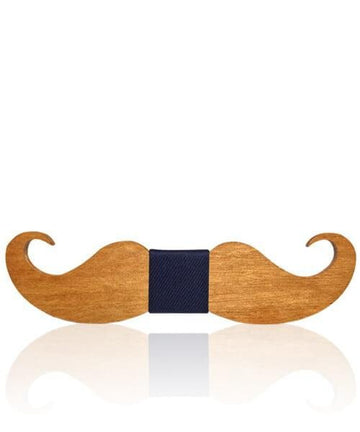NOEUD PAPILLON ENFANT MOUSTACHE Aristo bleu foncé