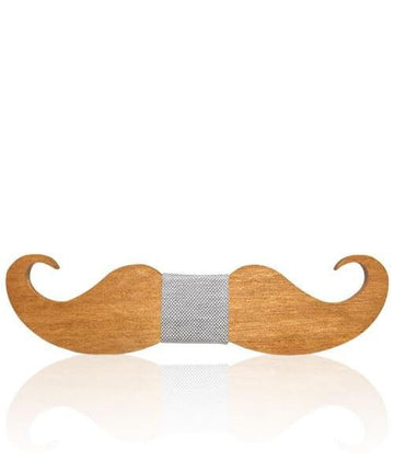 NOEUD PAPILLON ENFANT MOUSTACHE Aristo gris