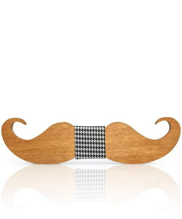 NOEUD PAPILLON ENFANT MOUSTACHE Aristo noir et blanc