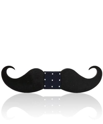 NOEUD PAPILLON ENFANT MOUSTACHE Aristo noir royal