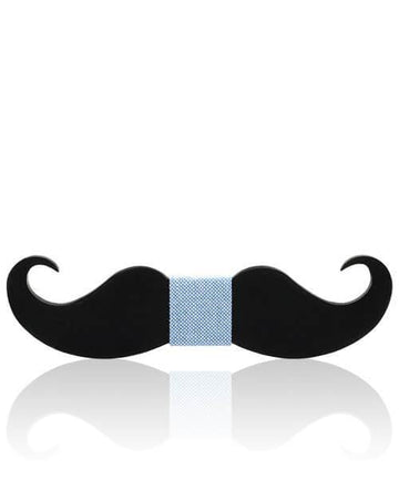 NOEUD PAPILLON ENFANT MOUSTACHE Aristo Sim bleu clair