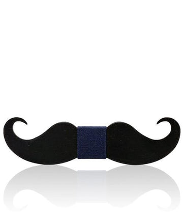 NOEUD PAPILLON ENFANT MOUSTACHE Aristo Sim bleu foncé