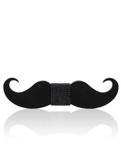 NOEUD PAPILLON ENFANT MOUSTACHE <BR> Aristo - Bois Eden