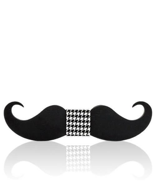 NOEUD PAPILLON ENFANT MOUSTACHE <BR> Aristo - Bois Eden