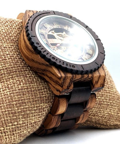 MONTRE EN BOIS AUTOMATIQUE BE Impérator - Bois Eden
