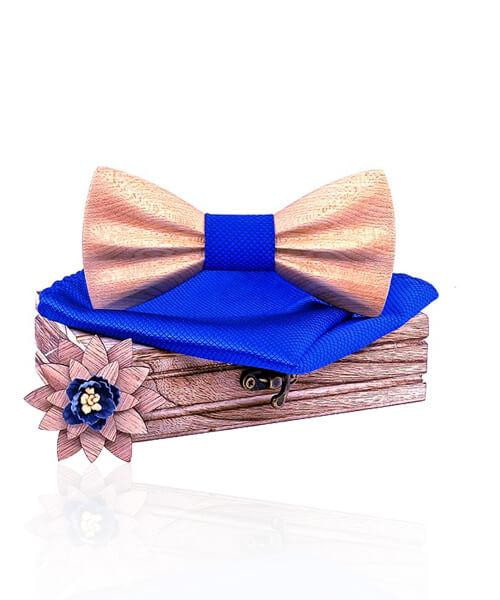 COFFRET NOEUD PAPILLON BOIS <BR> Cannelier royal - Bois Eden