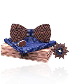 COFFRET NOEUD PAPILLON BOIS <BR> Tilleul royal - Bois Eden